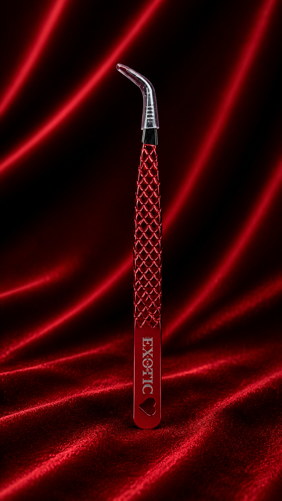 Exotic Grip Long Curved Isolation Tweezer