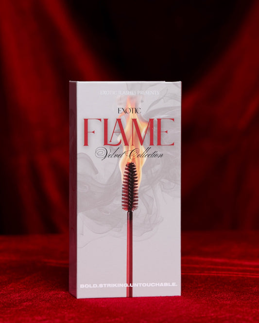 Flame Matte Velvet Lash Tray
